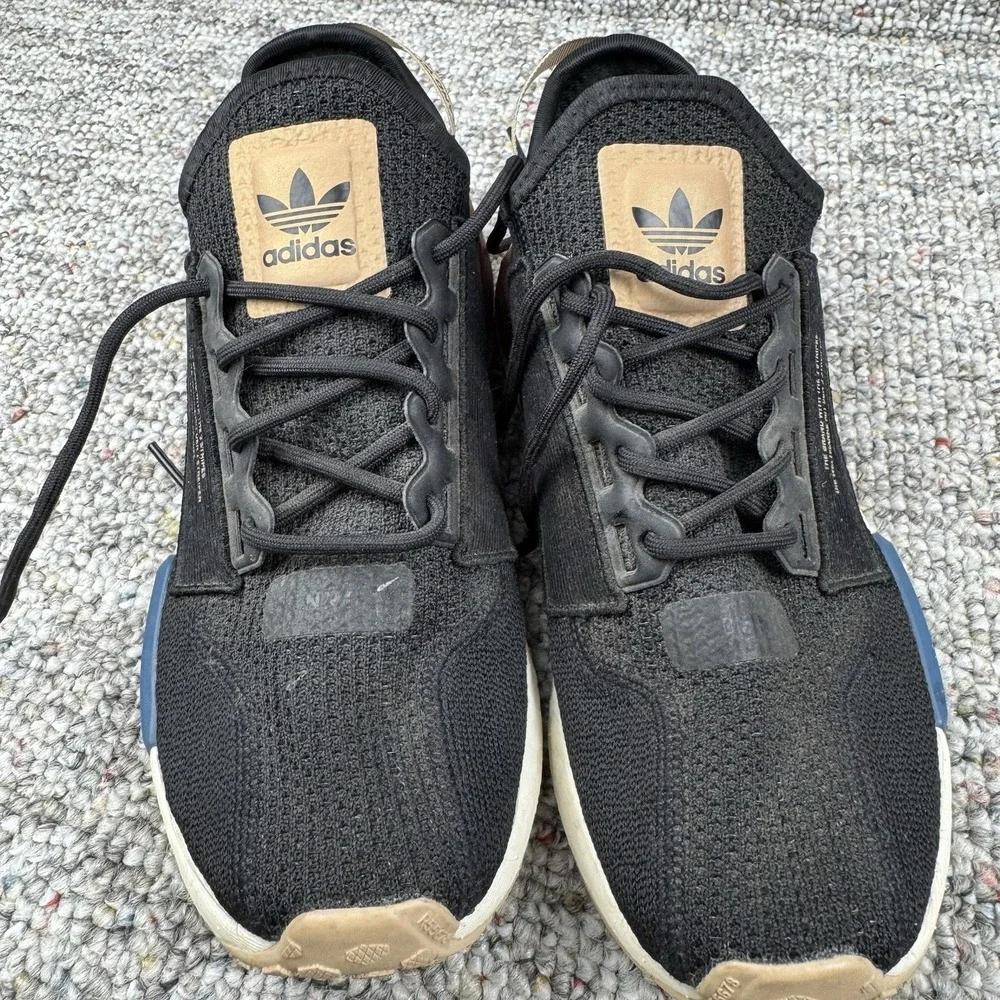 Adidas NMD_R1 V2 Shoes Mens 7 Boost Casual Sneaker GZ2573 Black Tan
